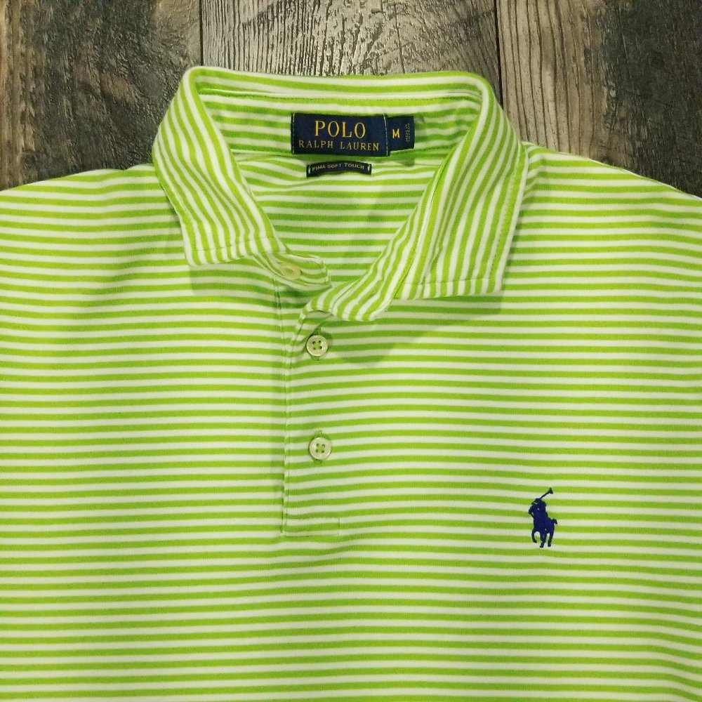 Polo Ralph Lauren Pima Soft Touch Lime Green Shirt